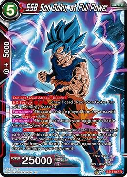 SSB Son Goku, at Full Power BT13-017 Dragon Ball Super Supreme Rivalry