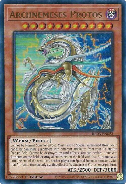 Archnemeses Protos RA03-EN023 YuGiOh Quarter Century Bonanza