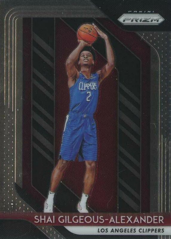 2018 Panini Prizm Shai Gilgeous-Alexander shops #184 Green Prizm Rookie PSA 9 RC