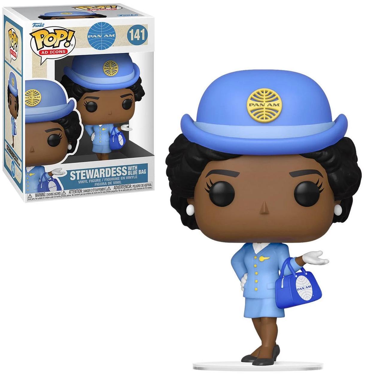 Stewardess with Blue Bag #141 Funko POP Ad Icons