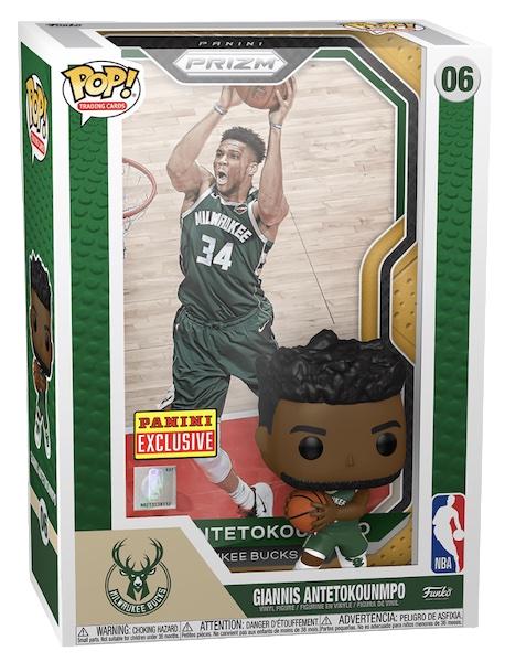 Giannis Antetokounmpo [Gold] #6 Funko POP Trading Cards