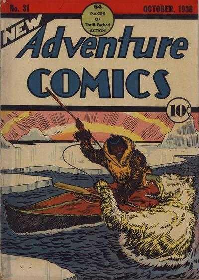 New Adventure Comics #31 (1938) Comic Books New Adventure Comics