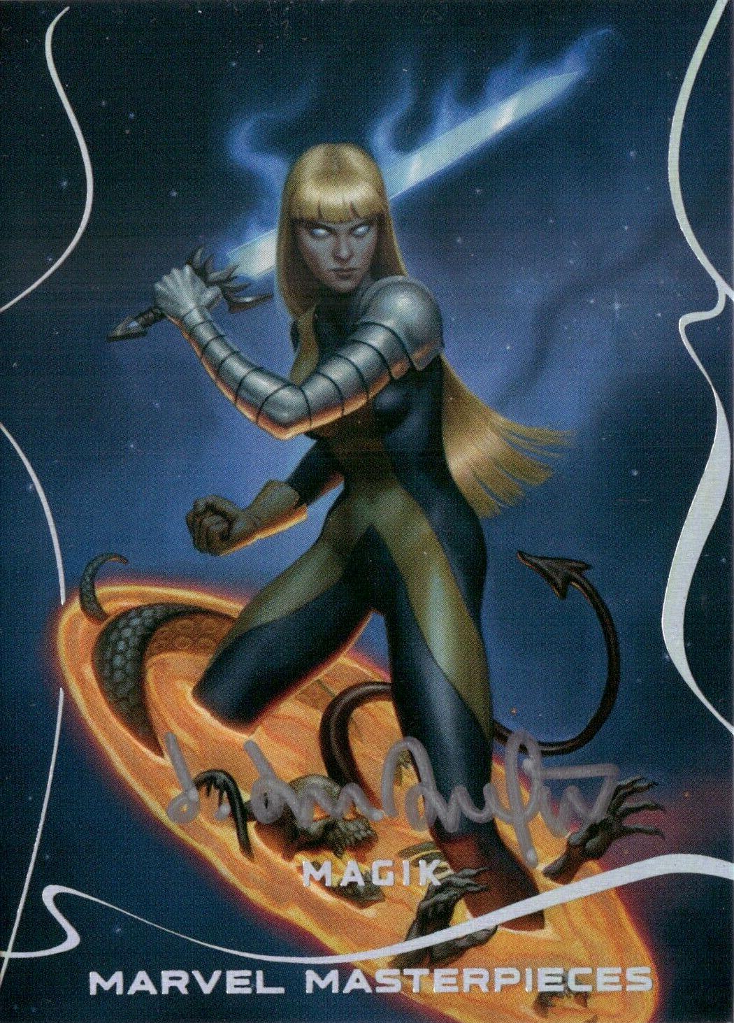 Magik [Silver Auto Foil] #23 Marvel 2022 Masterpieces