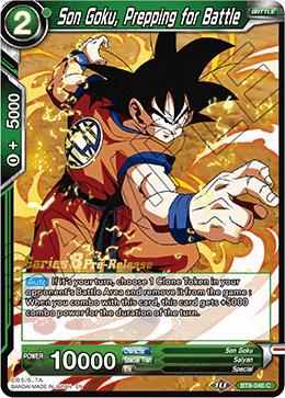 Son Goku, Prepping for Battle BT8-046_PR Dragon Ball Super Malicious Machinations: Pre-Release Promos