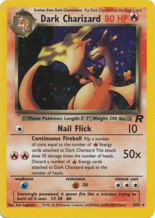 Dark Charizard #4 Pokemon Team Rocket