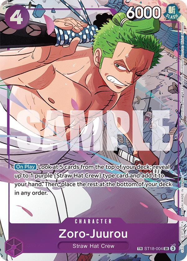 Zoro-Juurou [ST18-004 Foil] ST18-004 One Piece Emperors in the New World