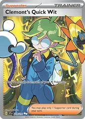 Clemont's Quick Wit #229 Pokemon Surging Sparks Prices