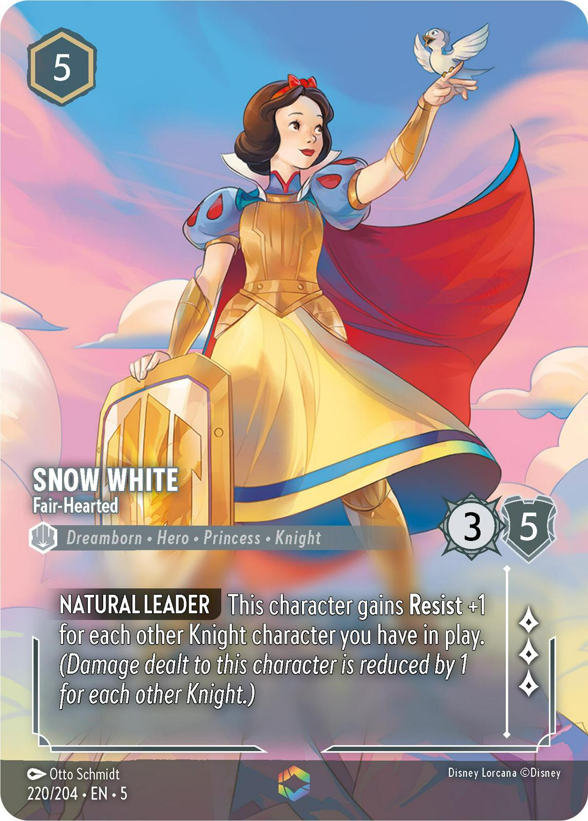 Snow White - Fair-Hearted #220 Lorcana Shimmering Skies