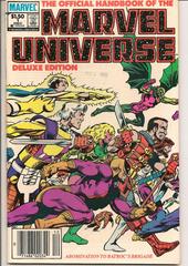 Official Handbook Of The Marvel Universe: Deluxe Edition [Newsstand] #1 (1986) Comic Books Official Handbook of the Marvel Universe Prices