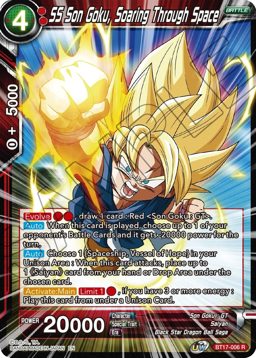 SS Son Goku, Soaring Through Space BT17-006 Dragon Ball Super Ultimate Squad