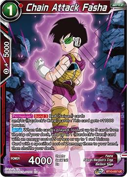 Chain Attack Fasha [Foil] BT13-007 Dragon Ball Super Supreme Rivalry