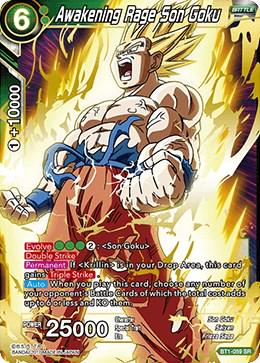 Awakening Rage Son Goku BT1-059 Dragon Ball Super Galactic Battle