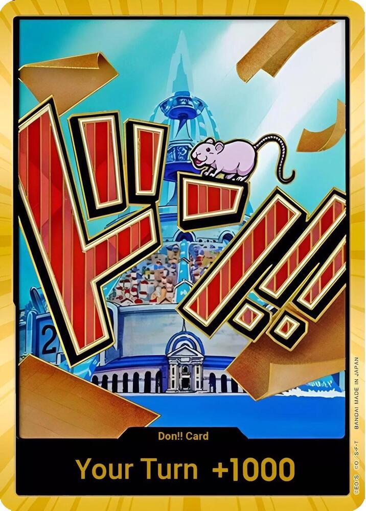 DON!! Card [Iceberg Foil]  One Piece Premium Booster