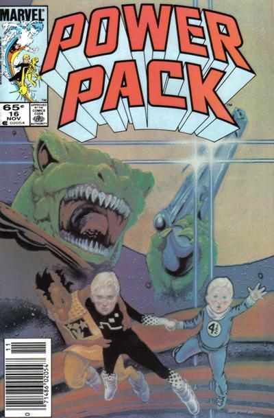 Power Pack [Newsstand] #16 (1985) Comic Books Power Pack