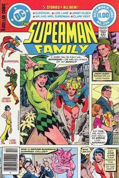 Superman Family [Newsstand] #204 (1980) Comic Books Superman Family