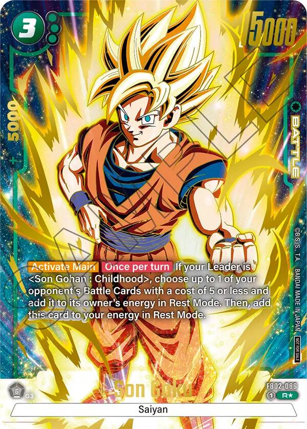 Son Goku FB02-086 Dragon Ball Fusion World Judge Promo