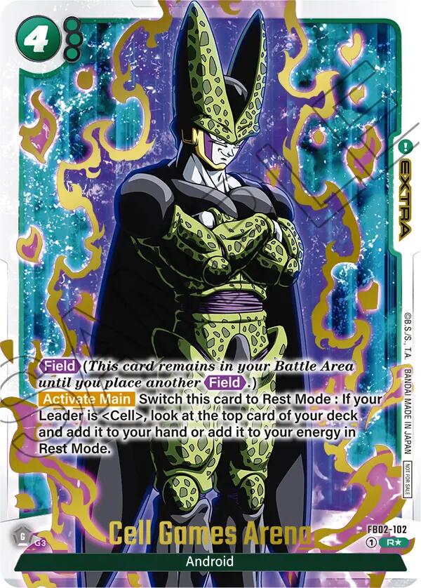 Cell Games Arena FB02-102 Dragon Ball Fusion World Judge Promo