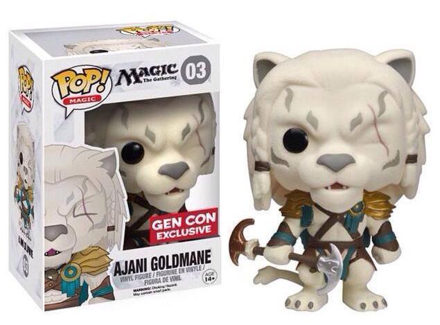 Ajani Goldmane [Flocked] #3 Funko POP Magic: The Gathering