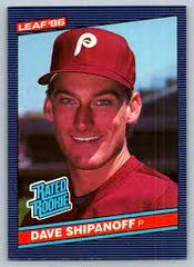 Dave Shipanoff #29 Baseball Cards 1986 Leaf Prices
