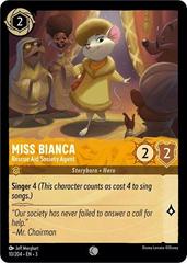 Miss Bianca - Rescue Aid Society Agent [Foil] #10 Lorcana Into the Inklands Prices