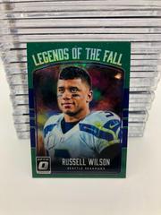 Russell Wilson [Blue] #22 Football Cards 2016 Panini Donruss Optic Legends of the Fall Prices