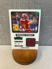 Jahan Dotson [Green] #RTS-JDO Football Cards 2022 Panini Contenders Rookie Ticket Swatches Prices
