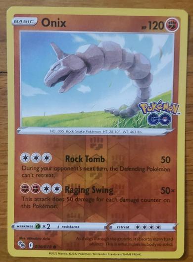 Onix [Reverse Holo] #36 photo