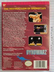 Box Back | Dynowarz The Destruction of Spondylus NES