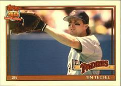 Tim Teufel #120T Baseball Cards 1991 Topps Traded Prices