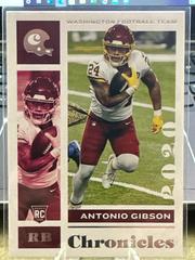 Antonio Gibson Football Cards 2020 Panini Chronicles Prices