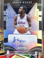 Andrew Wiggins [Silver Prizm] #AWG Basketball Cards 2019 Panini Prizm Signatures Prices