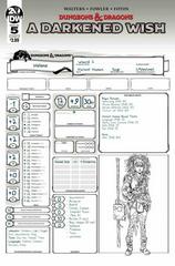 Dungeons & Dragons: A Darkened Wish [Character Sheet] #5 (2020) Comic Books Dungeons & Dragons: A Darkened Wish Prices