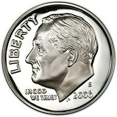 2006 S [SILVER PROOF] Coins Roosevelt Dime Prices