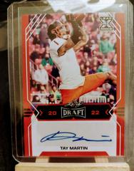Tay Martin [Red] #BA-TM1 Football Cards 2022 Leaf Draft Autographs Prices