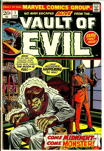 Vault of Evil #1 (1973) photo