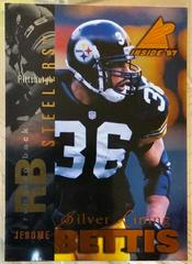 Jerome Bettis [Silver Lining] Football Cards 1997 Pinnacle Inside Prices