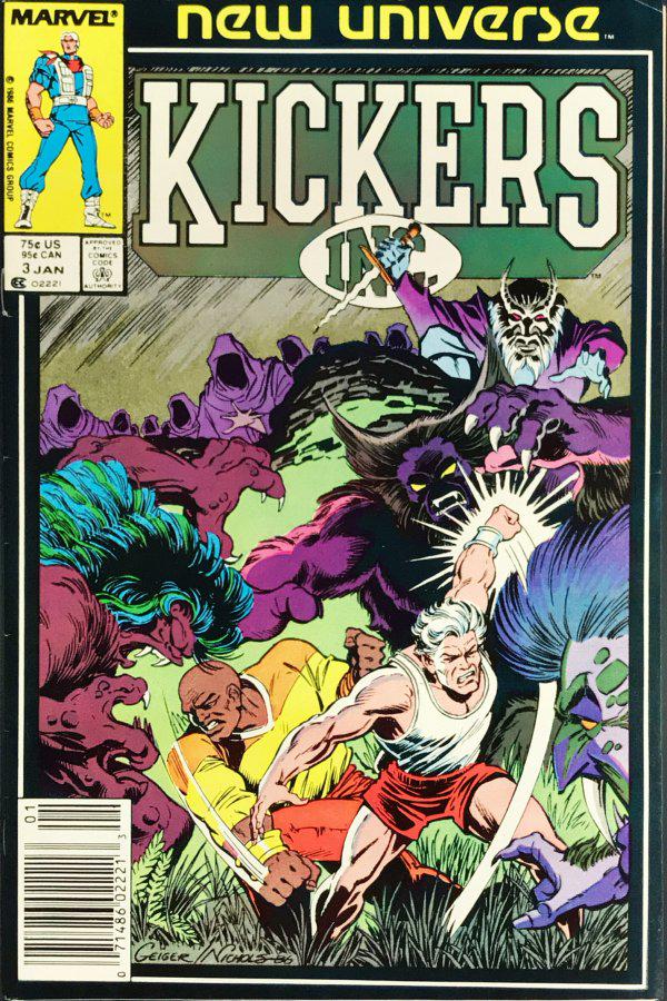 Kickers, Inc. [Newsstand] #3 (1987) Comic Books Kickers Inc