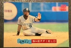 Gary Sheffield [Golden Rainbow] #4 Baseball Cards 1994 Stadium Club Prices
