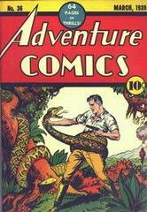 Adventure Comics #36 (1939) Comic Books Adventure Comics Prices