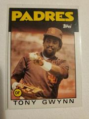 Tony Gwynn #10 Baseball Cards 1986 Topps Prices