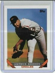 Arthur Rhodes Baseball Cards 1993 Topps Prices