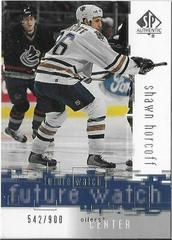 Shawn Horcoff #105 Hockey Cards 2000 SP Authentic Prices