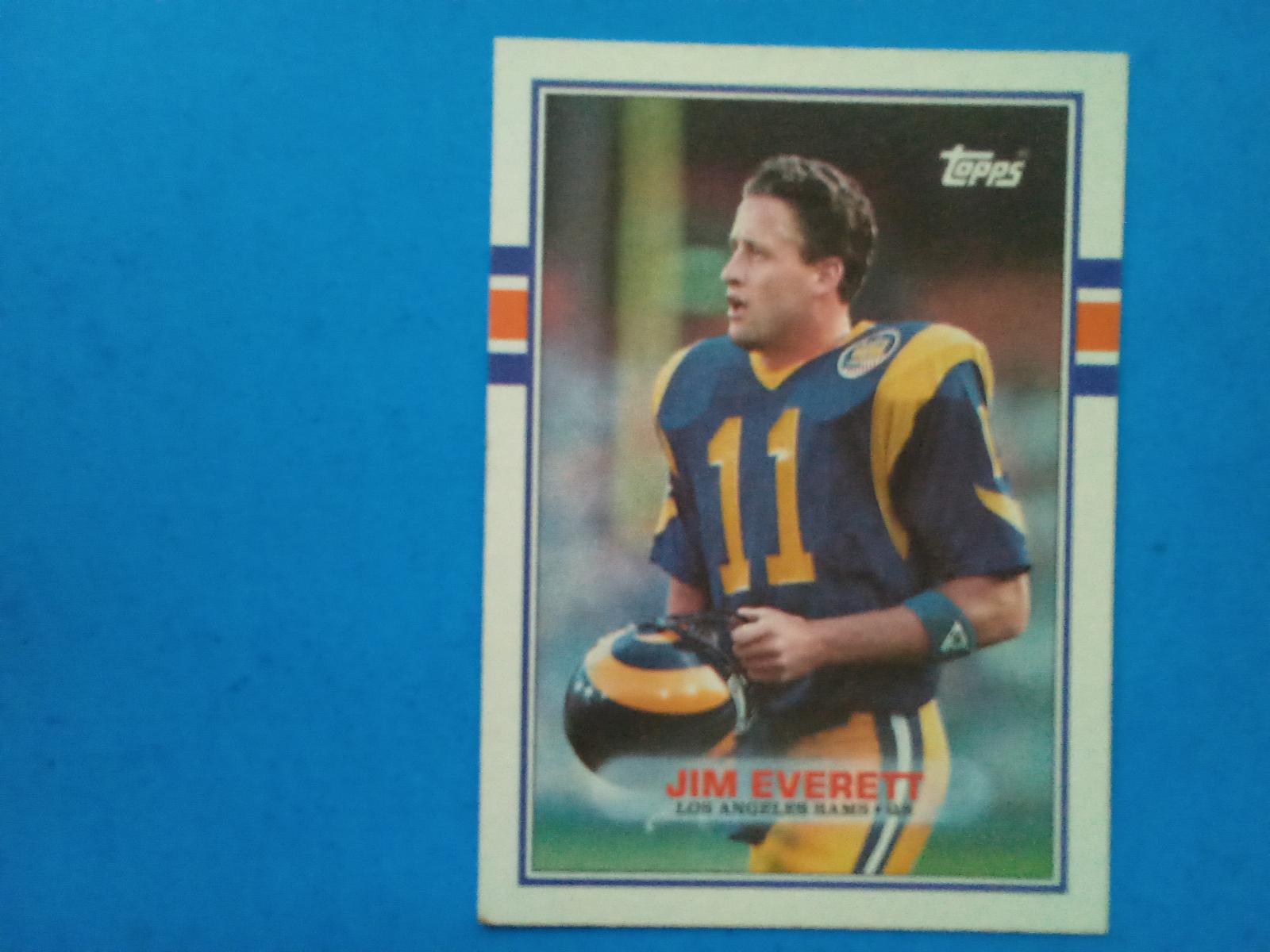 Jim Everett Ungraded 1989 Topps