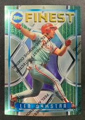 Len Dykstra [W/Coating] #92 Baseball Cards 1995 Finest Prices