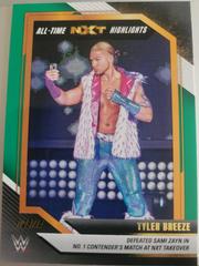 Tyler Breeze [Green] Wrestling Cards 2022 Panini NXT WWE All Time Highlights Prices