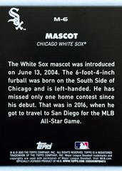 Card Back | Mascot Baseball Cards 2023 Topps Big League Mascots