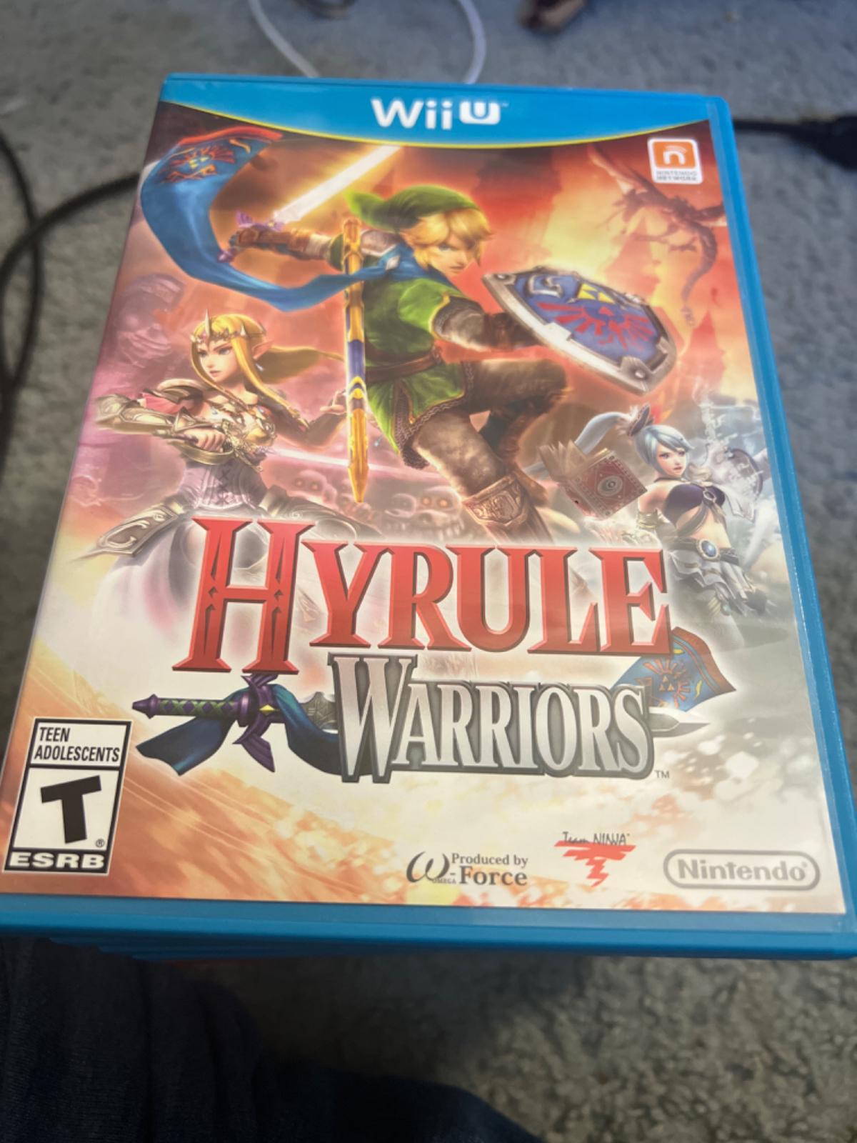 Hyrule Warriors Item, Box, and Manual Wii U