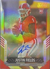 Justin Fields [Signature Gold Zone] #302 Football Cards 2021 Panini Score Prices