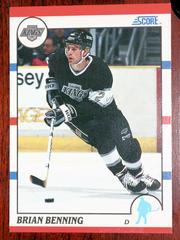 Brian Benning #306 Hockey Cards 1990 Score Prices