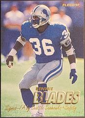 Bennie Blades #86 Football Cards 1997 Fleer Prices